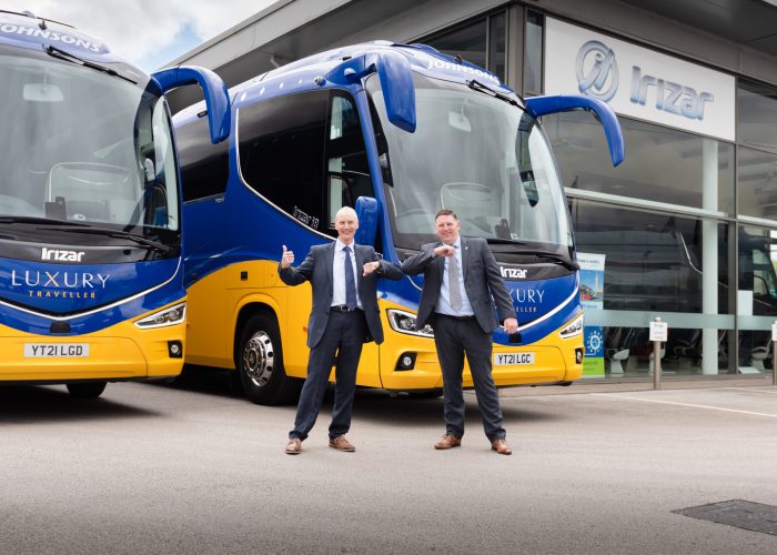 Irizar Integral Luxury Traveller coaches signal an exciting re-start for Johnsons of Henley-in-Arden
