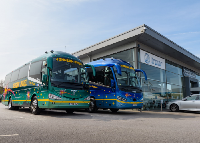 Johnson Bros (Tours) puts on the style with headturning Irizars